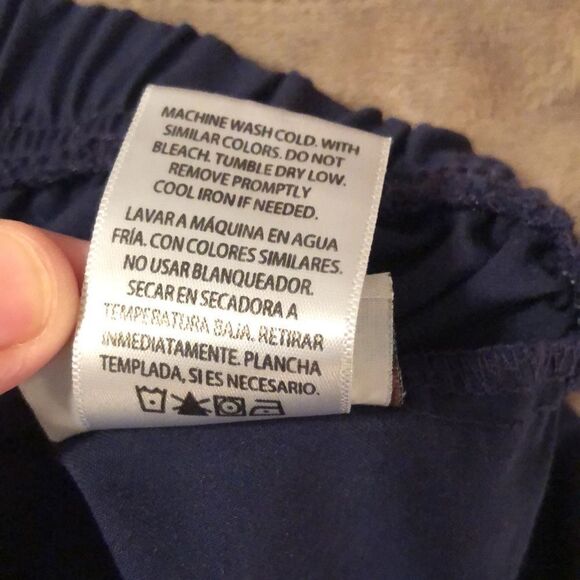 Scrubstar XS EUC Navy w/teal details drawstring scrub pants - Picture 12 of 13